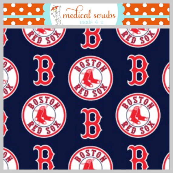 Boston red sox scrub top major league baseball medical scrub
