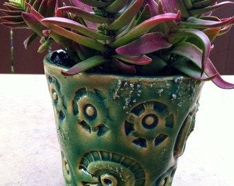Hand Built Ceramic Planter