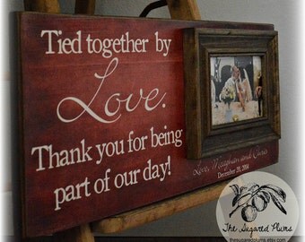 Parent Wedding Gift, Wedding Gift Parents, Thank You Wedding Parents Gift, Parents of the Bride Gift, Parents of the Groom Gift, 8x20