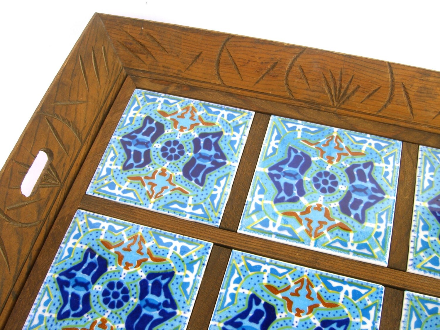 Blue Tulipwood Seiko Tray main image 0