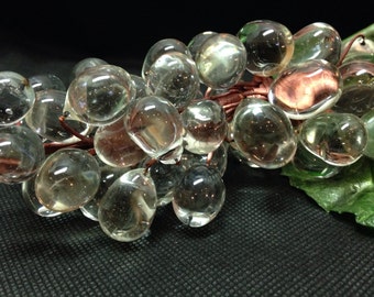 Clear glass grapes | Etsy
