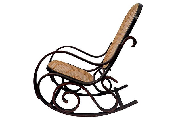 Bentwood & Cane Rocking Chair – Haute Juice