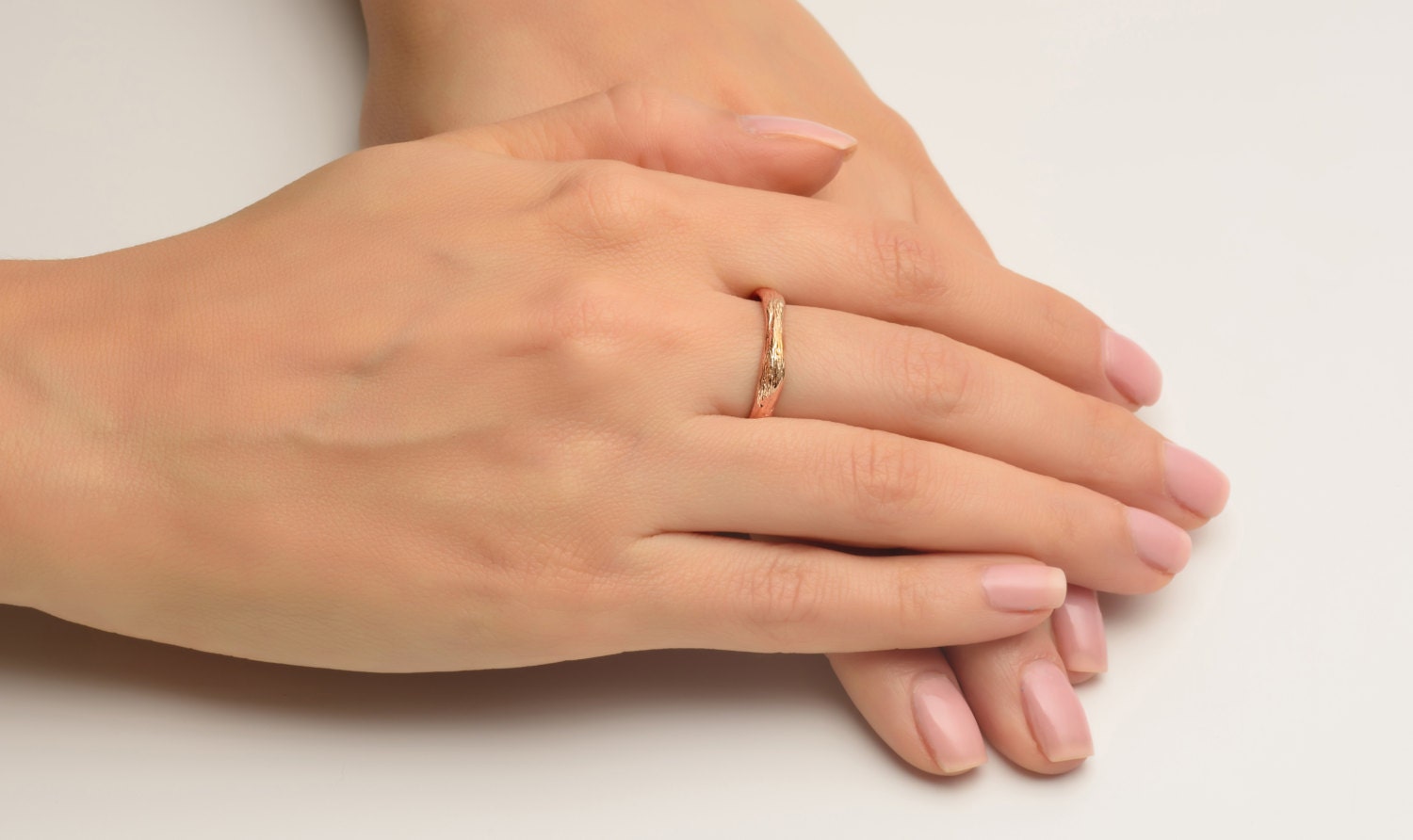 Twig Ring no.2 14K Rose Gold Ring wedding ring rose by doronmerav