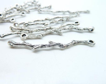 20pcs 3x41mm Antique Silver Branch Connector Charms Pendant c6359