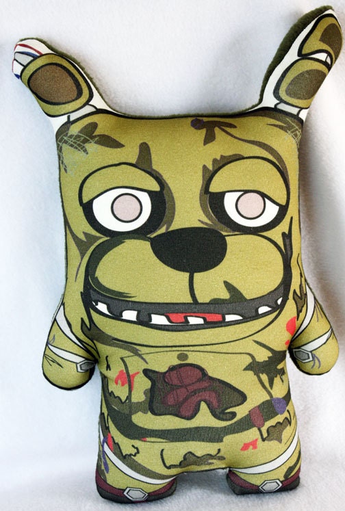 Springtrap dinspiration peluche by Cyberscribe Etsy
