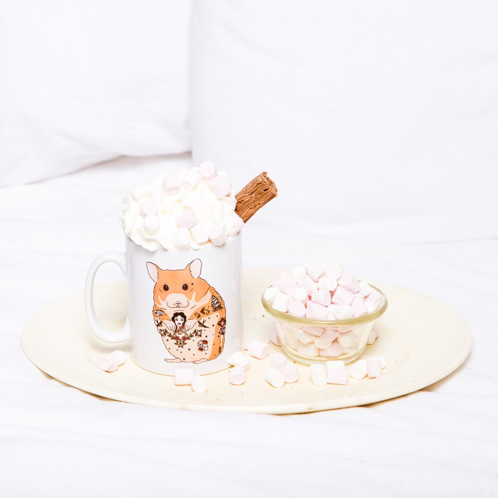 Hamster Pet Mug hamster birthday gift hamster wedding by PUGyeah