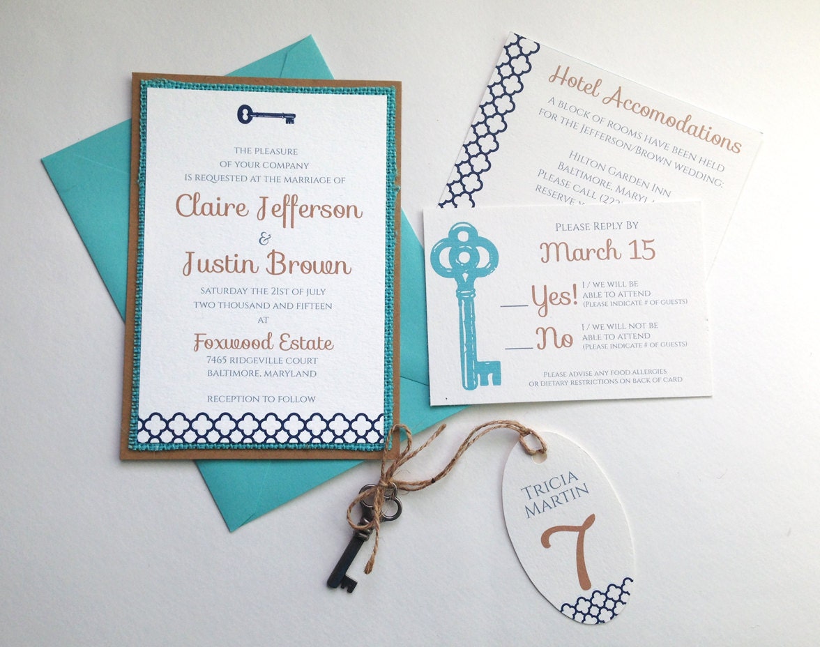 Skeleton Key Invitations 2