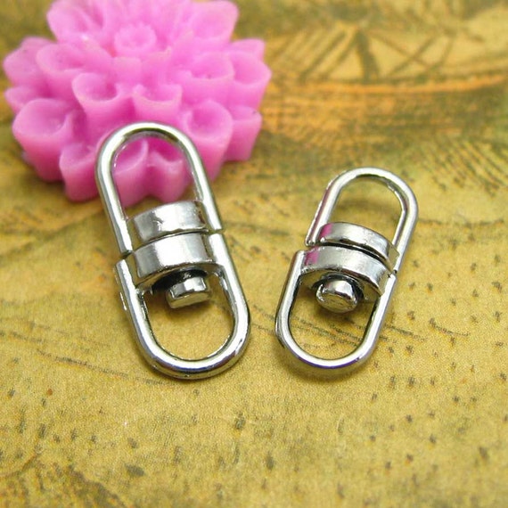 20 pcs Swivel Key Ring Connectors 14x5mm CH2177 by kinacraft