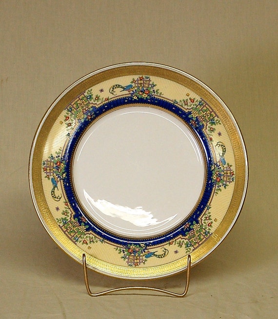Fine Antique Lenox China Dinner Plate by AgingBeautyBoutique