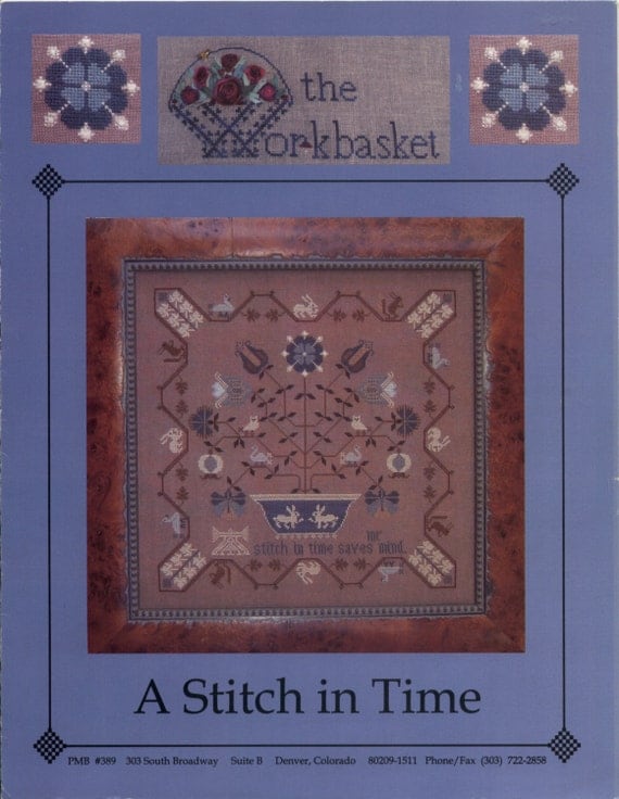 The Workbasket: A Stitch in Time Cross Stitch Pattern
