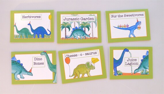 printable-set-of-6-food-tents-for-dinosaur-themed-party-food