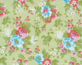 68019 Tanya Whelan Delilah collection flowers in green TW34 - 1 yard