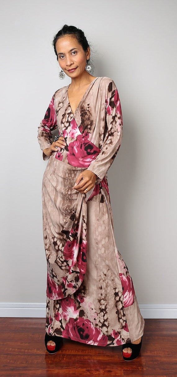 Maxi Dress / Floral Evening Gown : Funky Elegant Collection