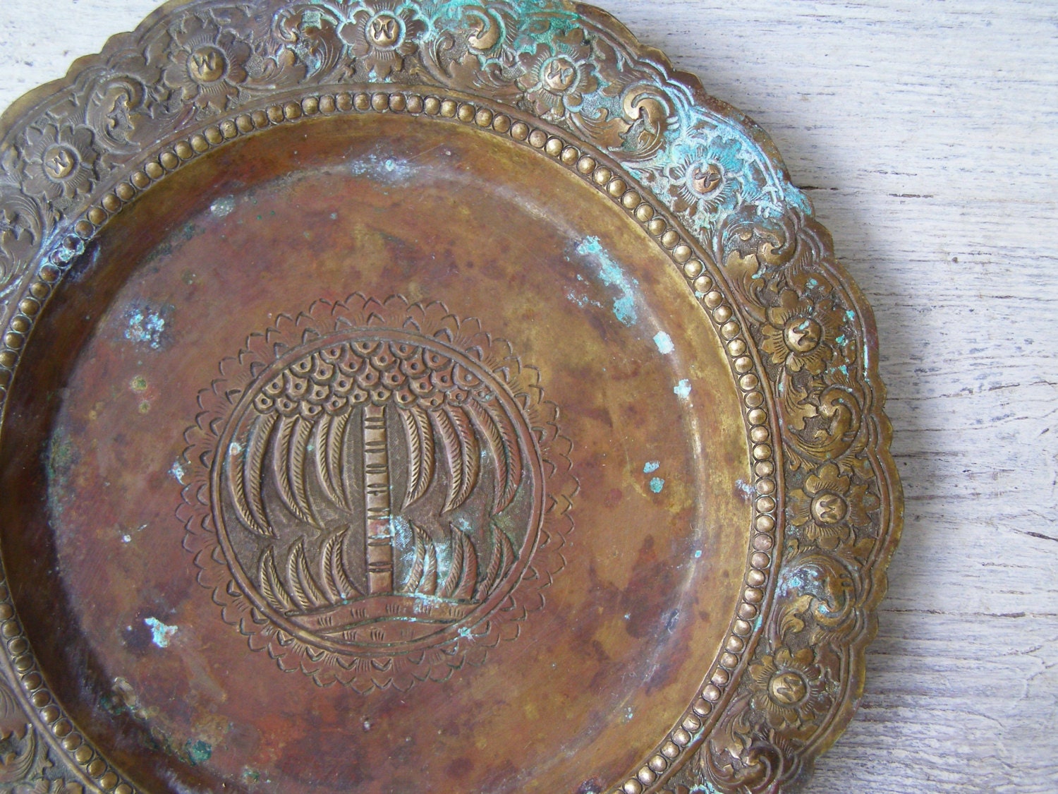 bronze patina