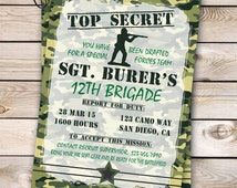 Popular items for airsoft party on Etsy