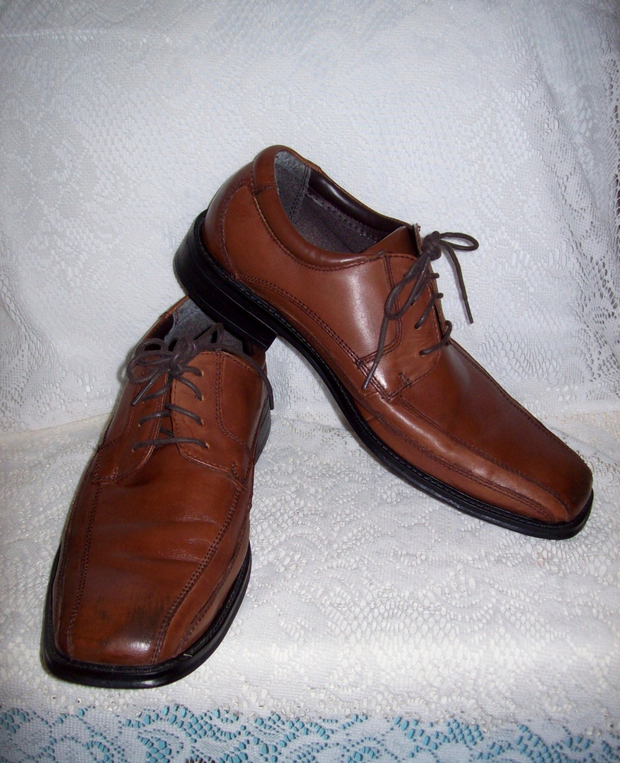 mens brown leather oxford