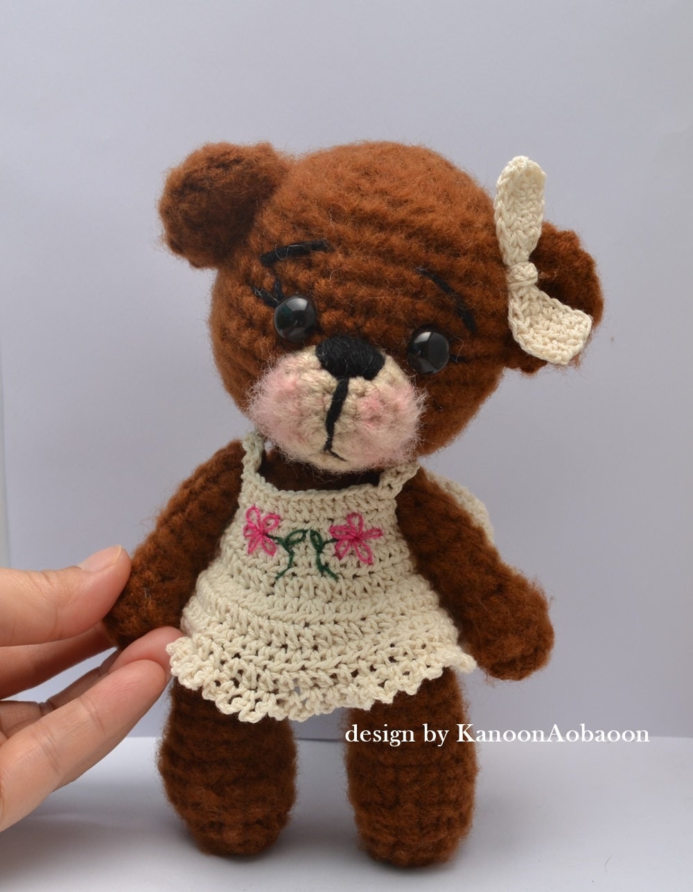 Amigurumi Bear Small Crochet Bear Gifts for Girls Christmas