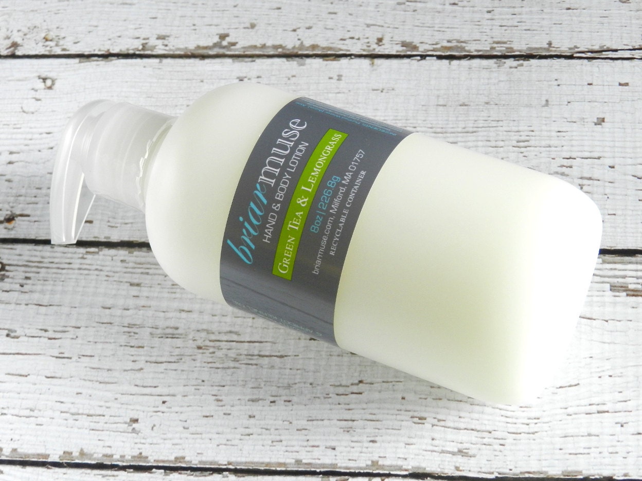 Green Tea & Lemongrass Hand and Body Lotion 607 by briarmuse