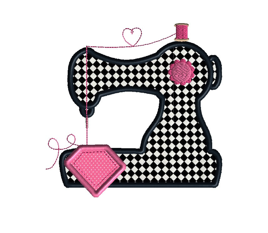 Sewing Machine Applique Machine Embroidery DesignINSTANT