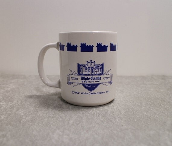 Vintage 90&#39;s White Castle Coffee Mug - il_570xN.728137370_3j78