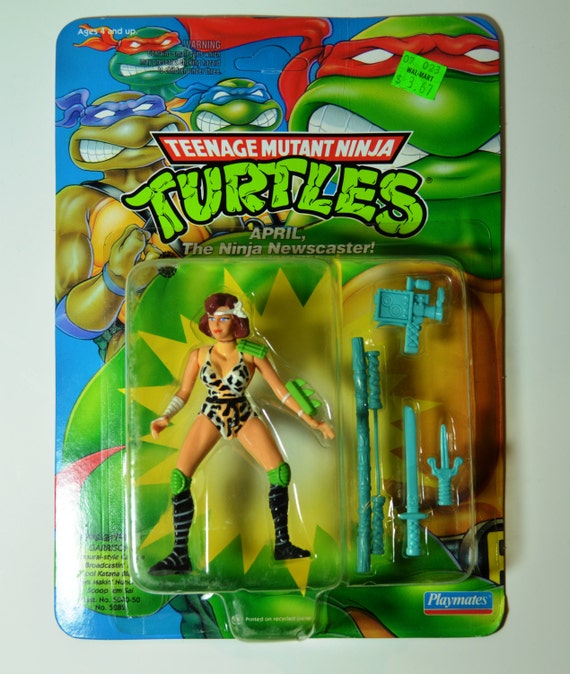 April, The Ninja Newscaster Teenage Mutant Ninja Turtles Sealed Action ...