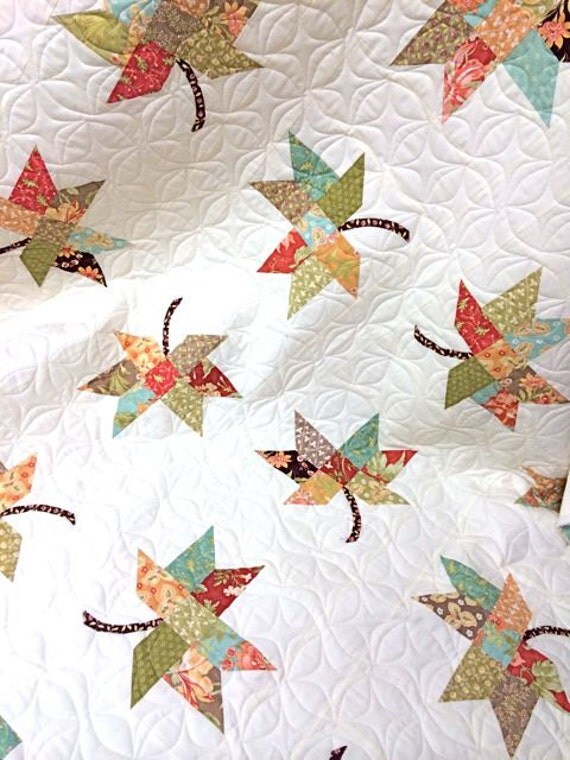 Items similar to twirl quilt pattern fig tree co ftq 990 on etsy