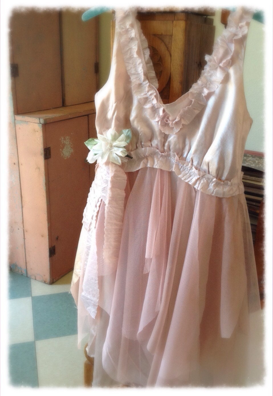 Blush Wedding Dress For Sale 6