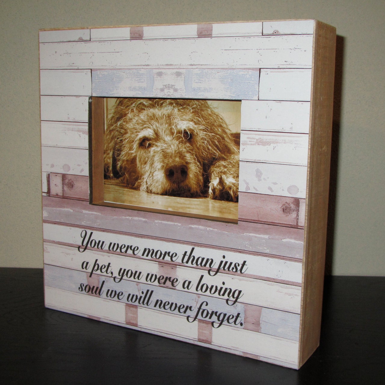 In Loving Memory Pet Loss Pet Memorial Sympathy Gift Pet Frame