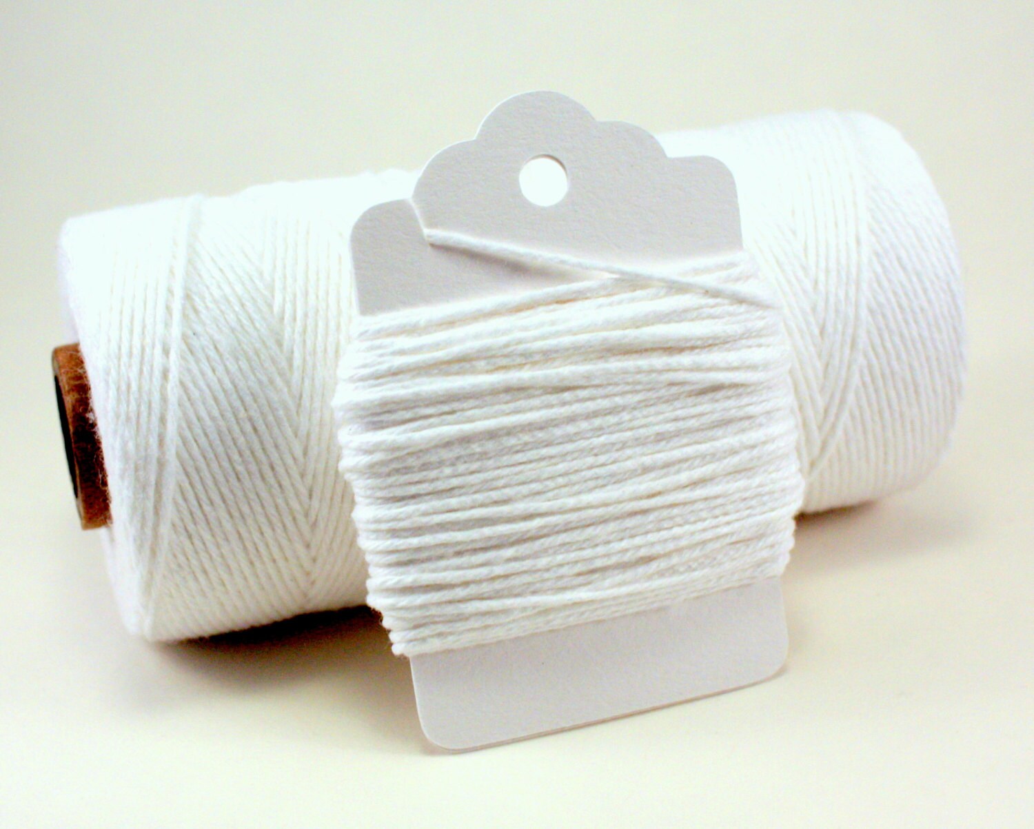 White Twine White String White Cotton Twine Bright White