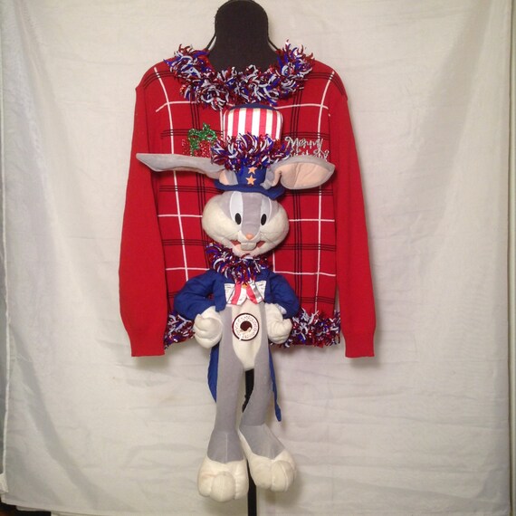 bugs bunny ugly christmas sweater
