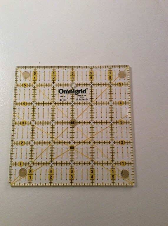 Omnigrid Quilting Ruler 8 different sizes Easy Read