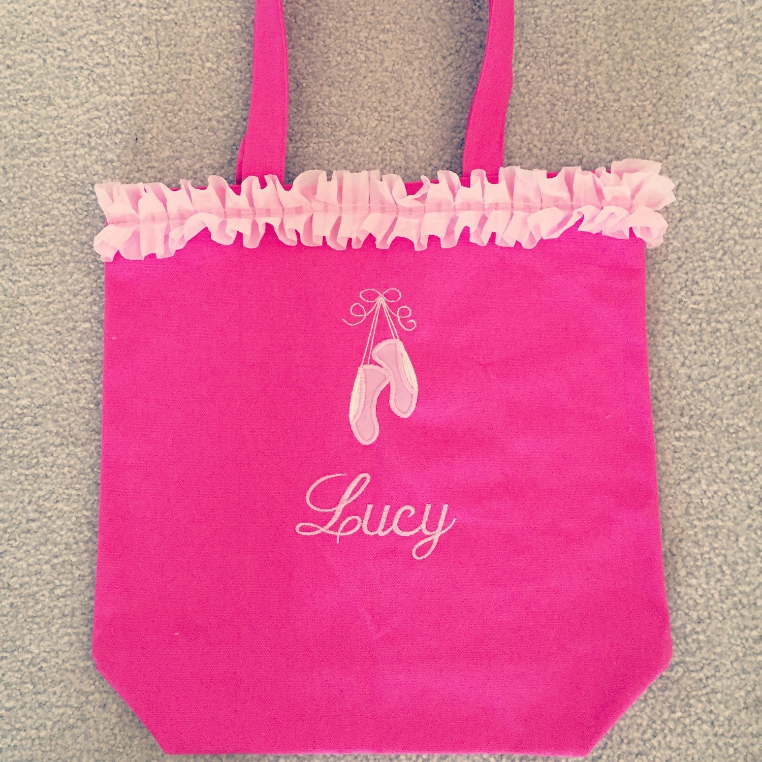 pink ballet bag