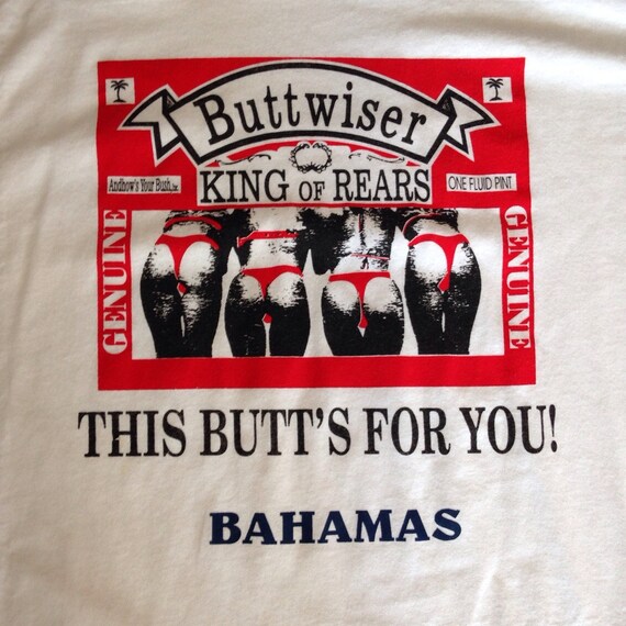 vintage buttwiser shirt