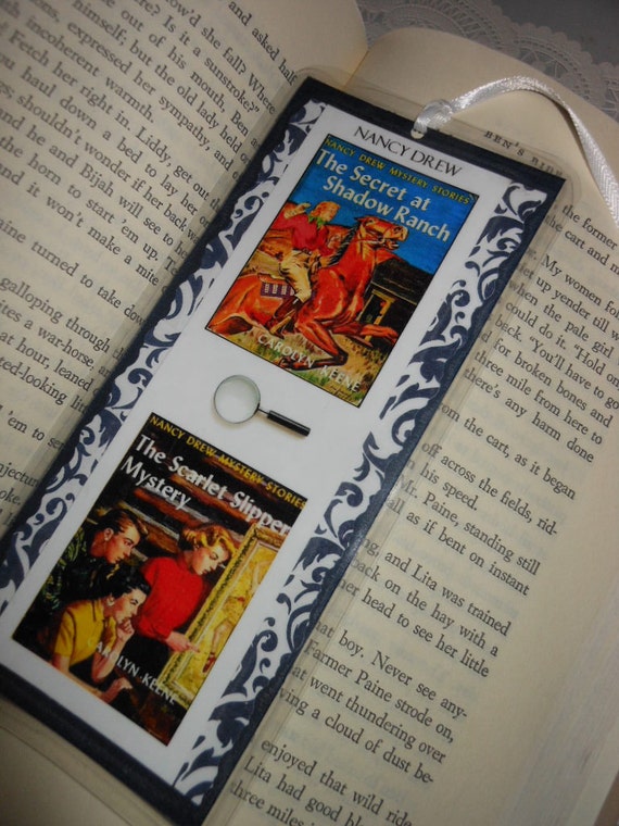 Nancy Drew Vintage Mystery Bookmark by SomeKindahWonderful