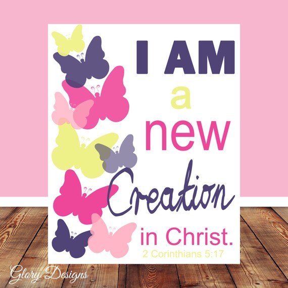Bible Verse Scripture Art Digital printable by glorydesigns