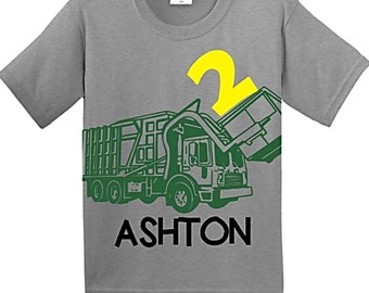Garbage truck shirt, garbage truck birthday, garbage truck, garbage truck party, trash truck birthday, truck birthday