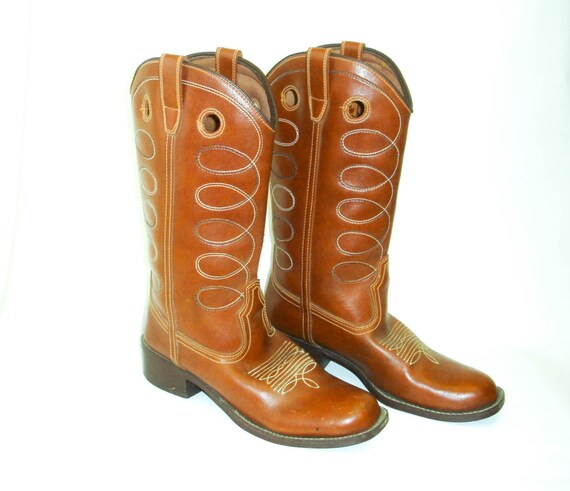 mens brown vintage boots