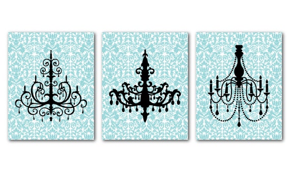 Chandelier Wall Art modern chandelier silhouette wall art trio on damask dining Chandelier Wall Art modern chandelier silhouette wall art trio on damask dining