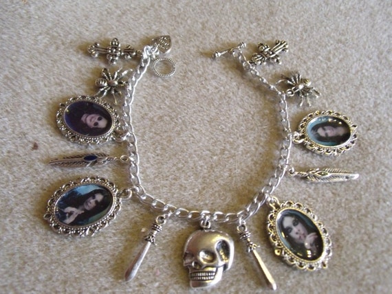 Ozzy Osbourne Inspired Charm Bracelet by DesignsBySarz on Etsy