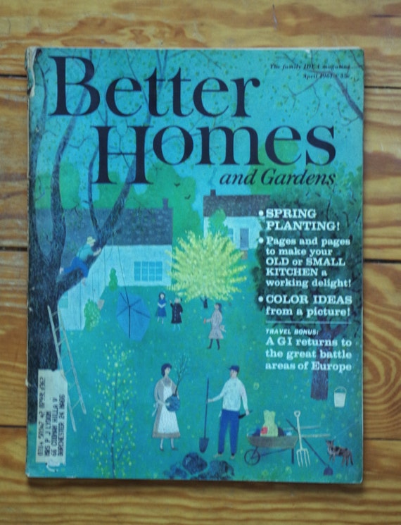 Vintage Better Homes and Gardens Magazine April 1961