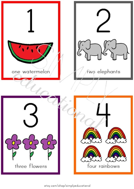 Best Printable Numbers Flashcards Tristan Website