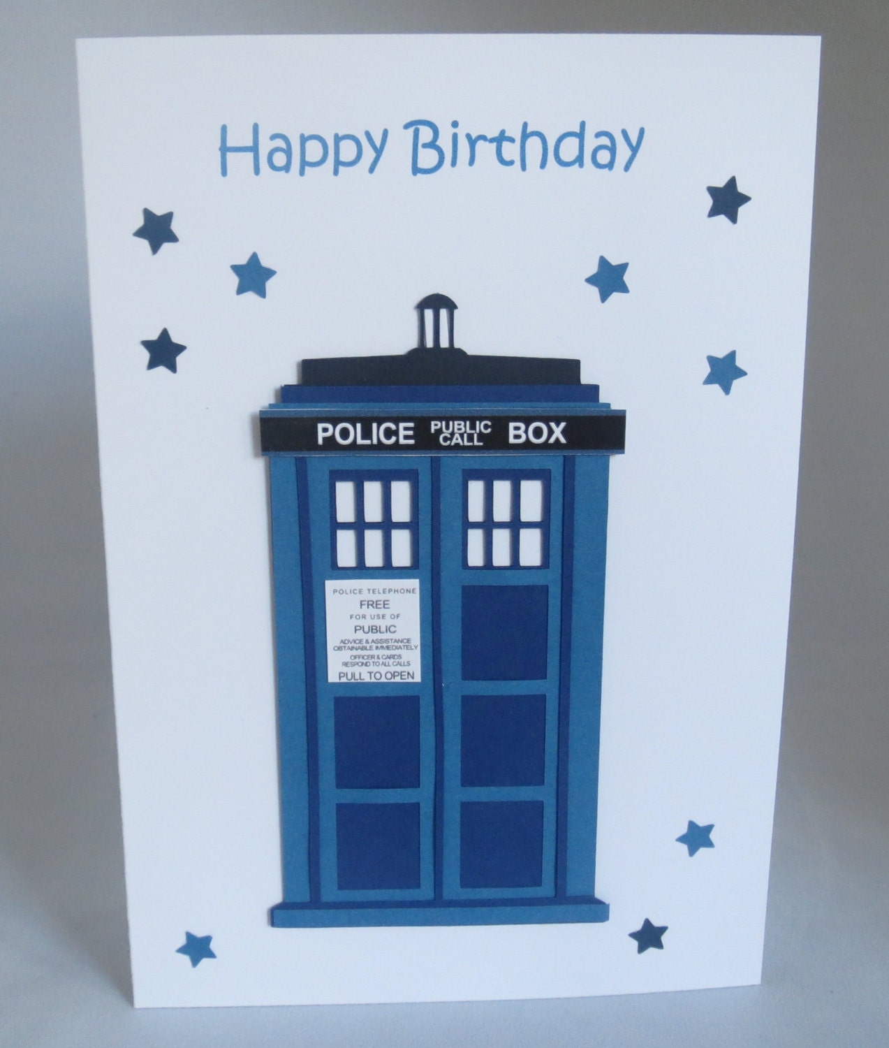 TARDIS Birthday Card On Behance - View #8