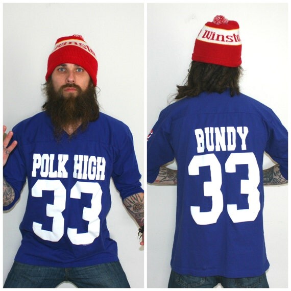 Al Bundy Married With Children Polk High Football Jersey 3/4
