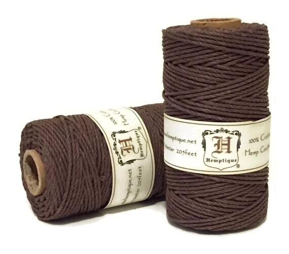Hemp Cord Brown 1.8mm Macrame Cord Packaging String Hemp