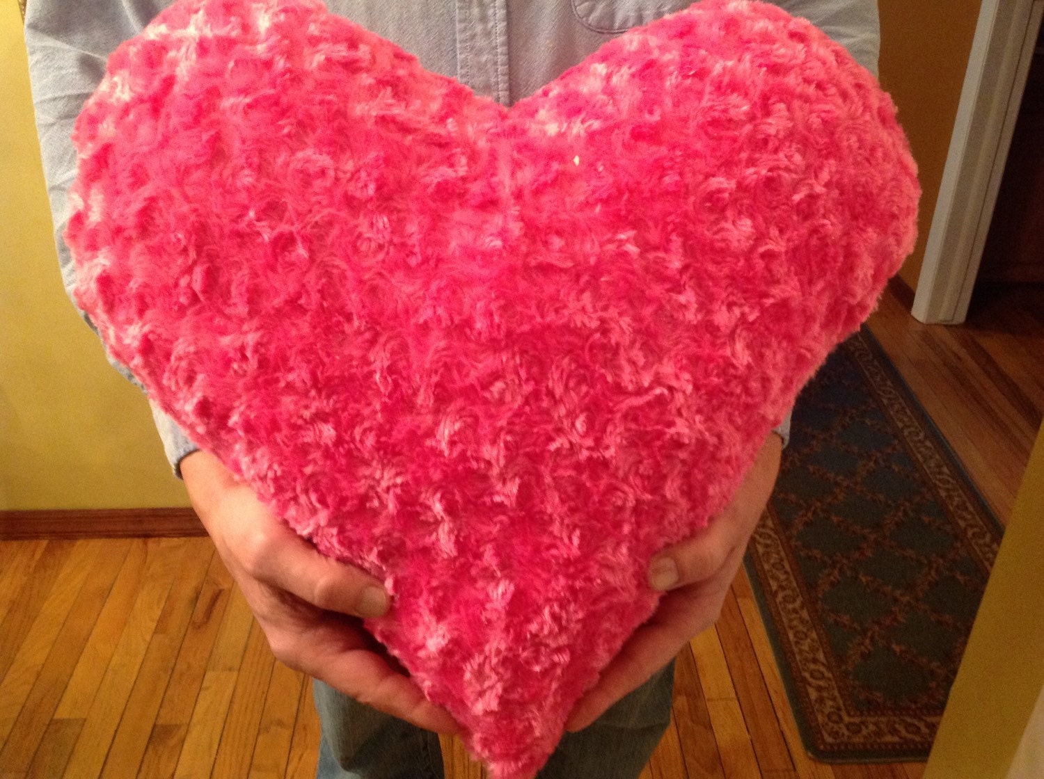 heart shaped pillow