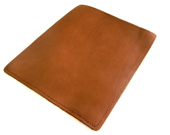Leather Mouse Pad - Mouspad - Personalized Brown Leather Pad - Gifts for him