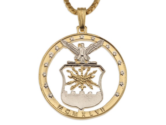 US Airforce Pendant and Necklace Jewelry Air Force Challenge