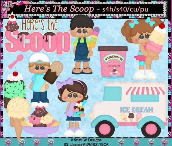 Here's The Scoop Commercial Use Semi Excl Ice Cream by CapZone