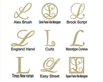 Wooden Letter “L” Large or Small, Unfinished, Unpainted -- Perfect for Crafts, DIY, Nursery, Kids Rooms, Weddings