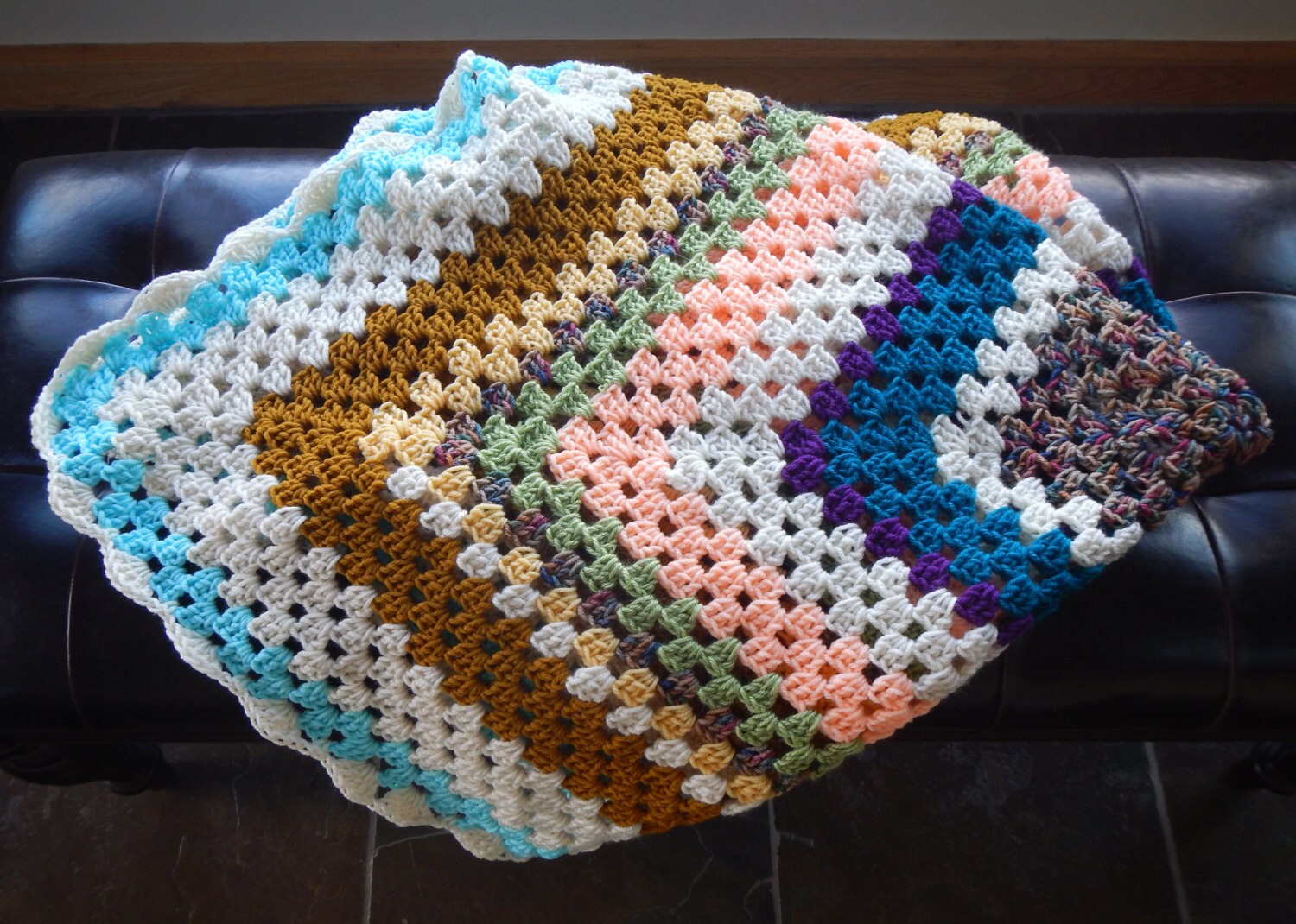 Crochet Afghan by on Etsy